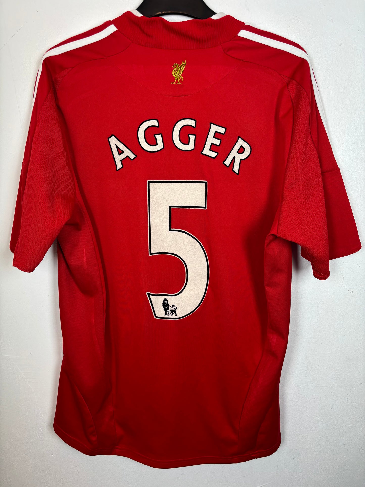 Adidas Liverpool Home 08/09 Agger 5 - 8/10