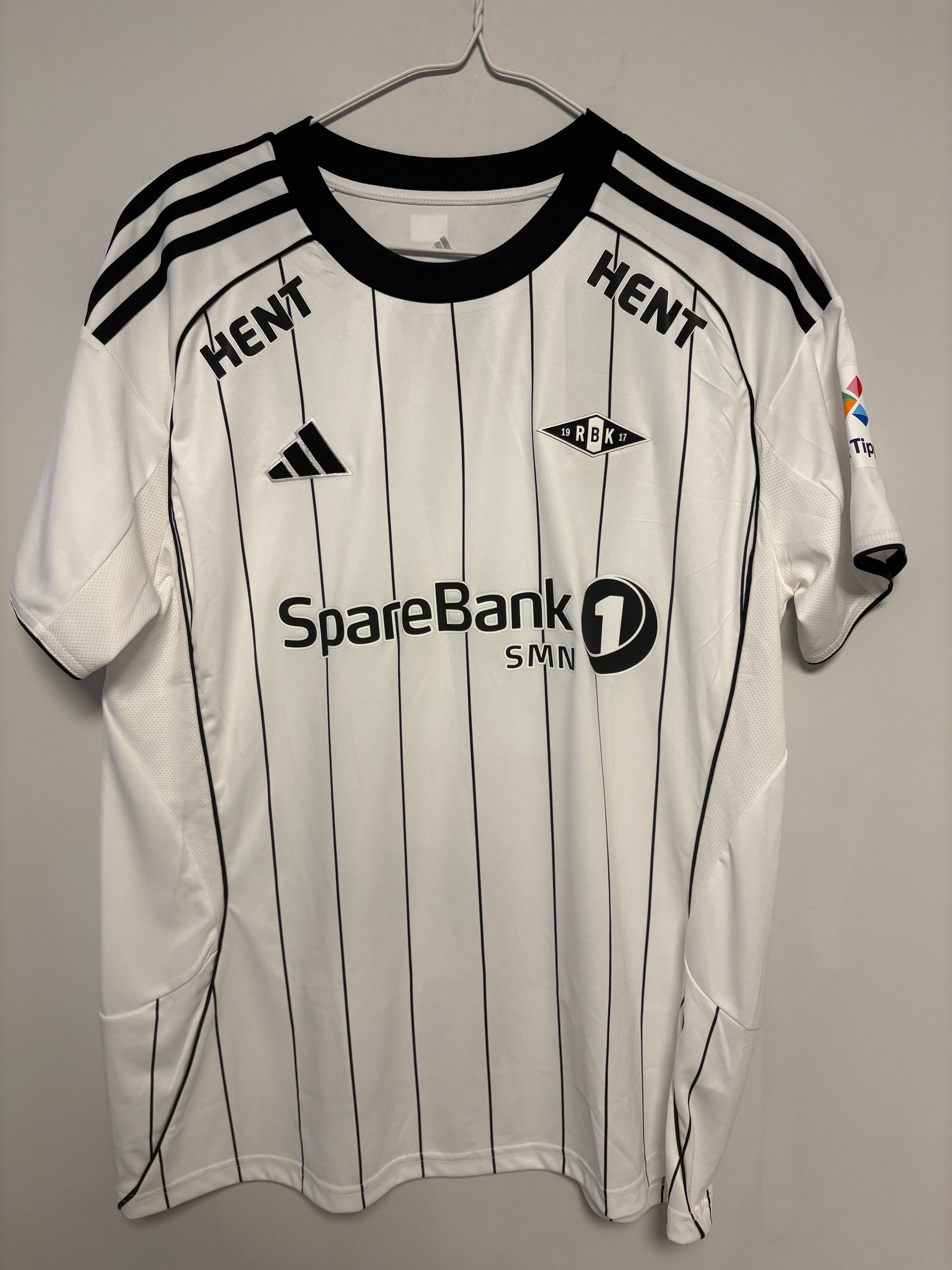 Adidas Rosenborg 2025 home shirt Nypan #41 front view BNWT