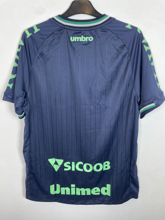 Back view of Umbro Chapecoense 2018 third kit showing plain back design, size M