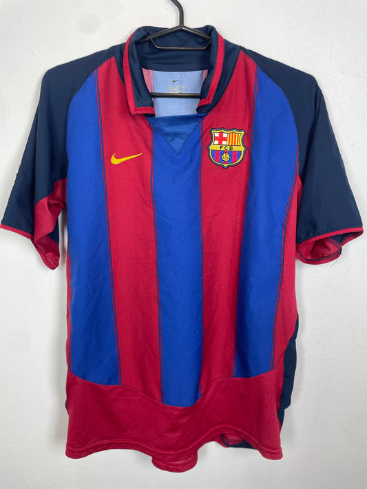 Barcelona Home 03/04 Saviola 7 Kids