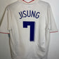 Back view of South Korea 2006 away shirt showing Ji Sung name and number 7