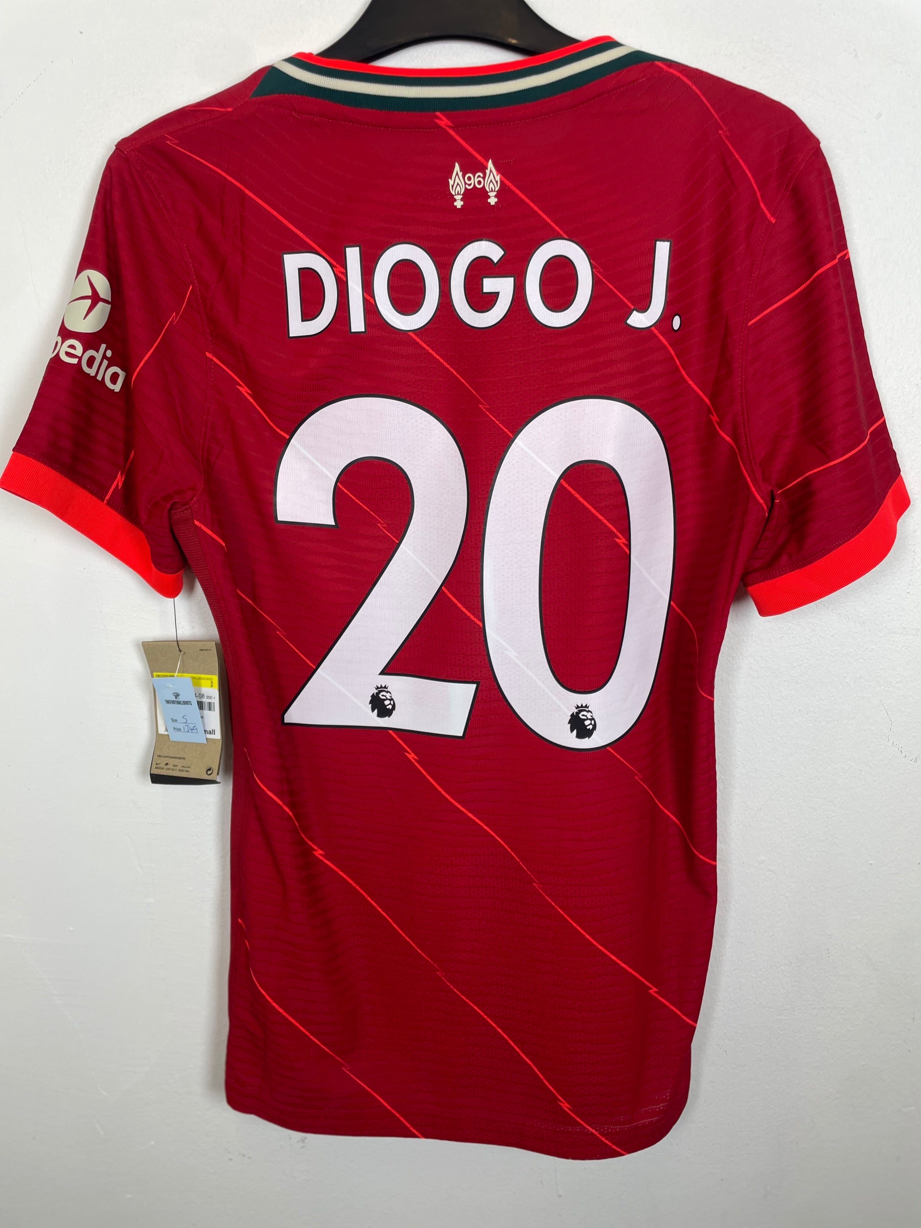 Nike Liverpool Home 21/22 Diogo J 20 - 10/10