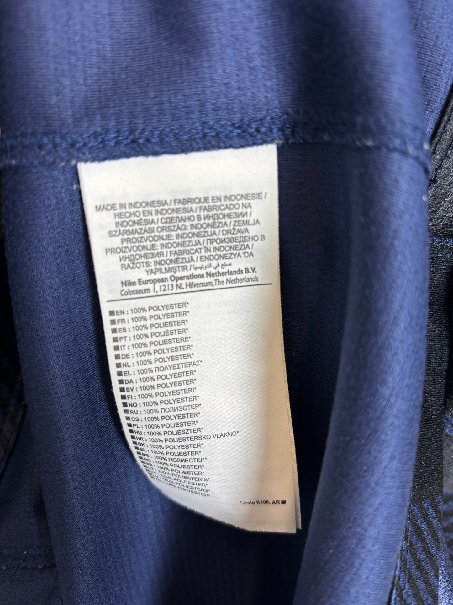 Nike Manchester United 13/14 away shirt showing fabric texture and fit details, Januzaj 44, excellent condition