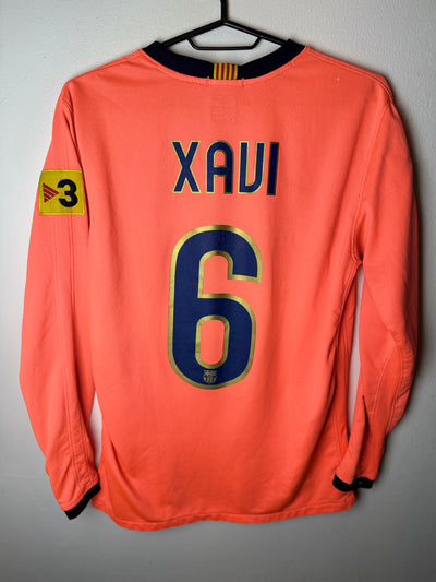 Nike Barcelona Away 09/10 Xavi 6 LS Kids - 7/10 - alternate view