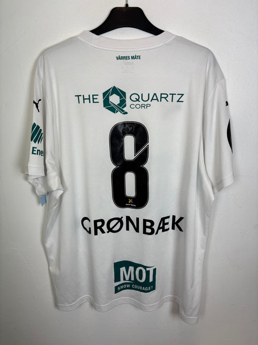 Back view of Puma Bodo/Glimt third 2025 shirt showing Gronbaek name and number 8