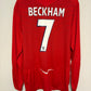 Umbro England Away LS 08/10 Beckham 7 - 8/10