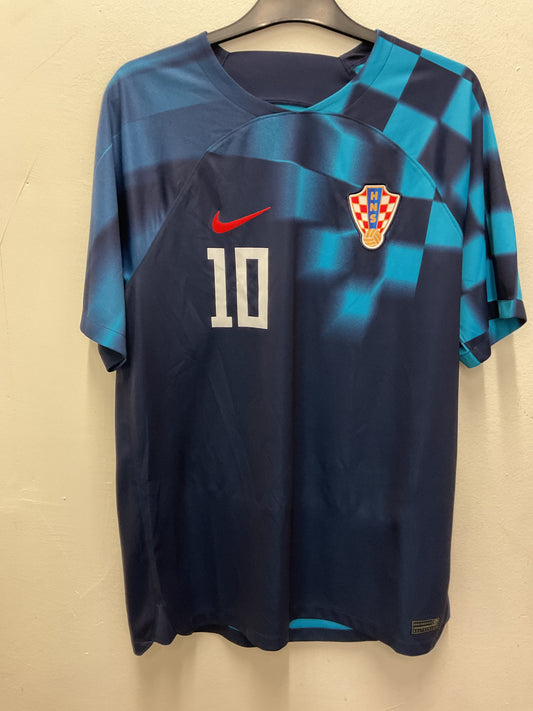 Croatia Away 2022 Modric 10