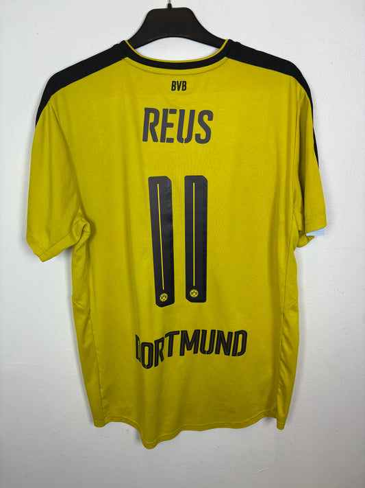 Back view of Borussia Dortmund home shirt 16/17 showing Reus name and number 11