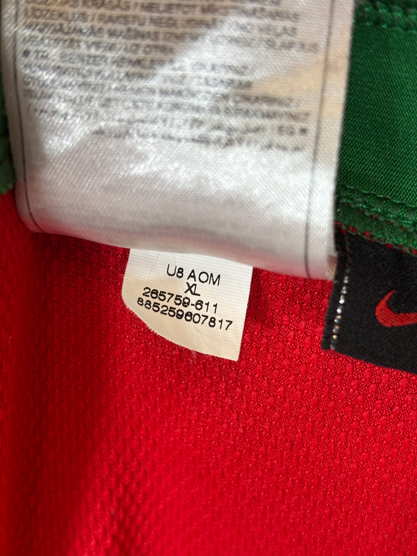 Portugal Home 2008 Ronaldo 7 - 8/10