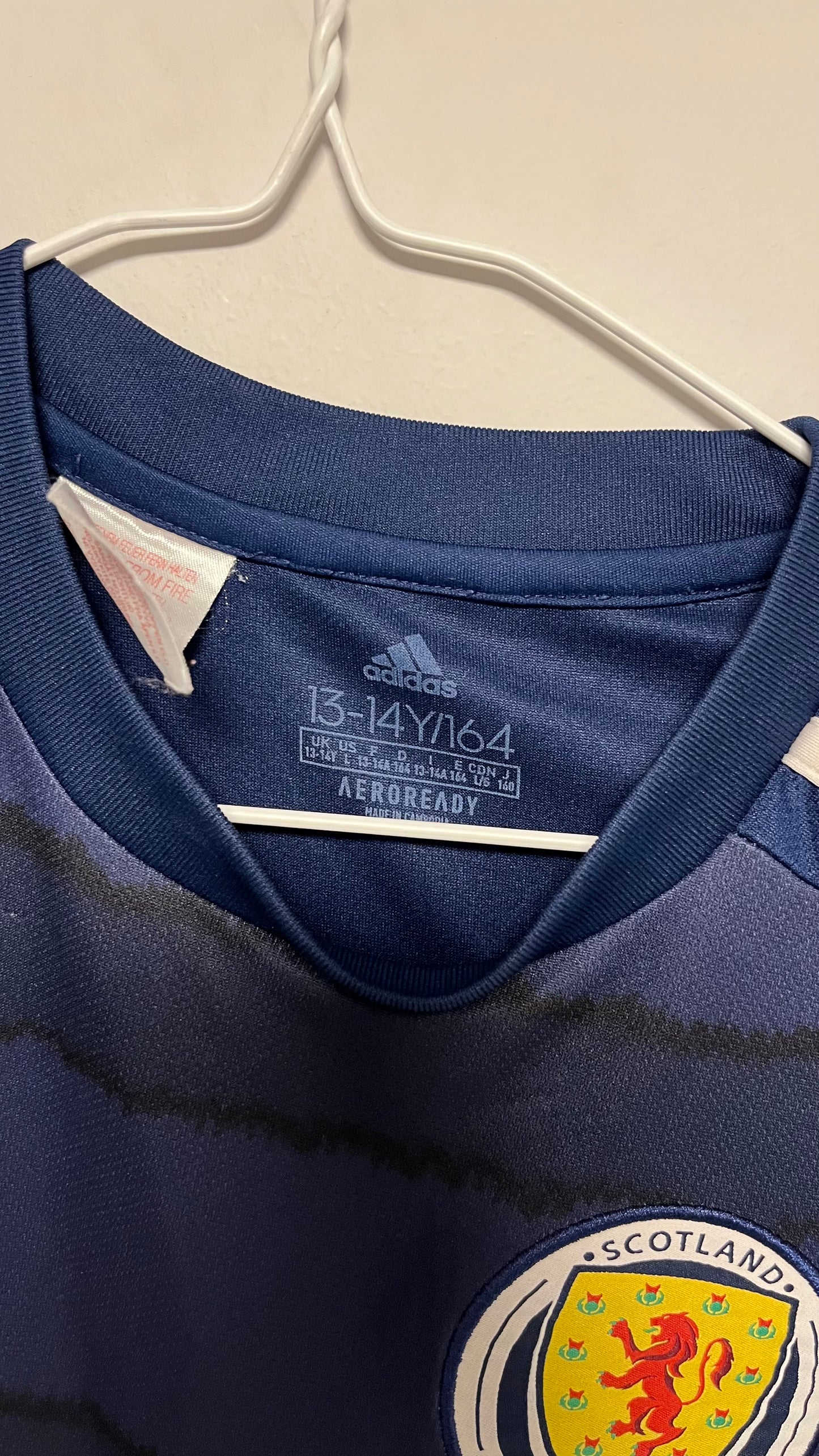 Scotland 22/23 Home Jersey Kids