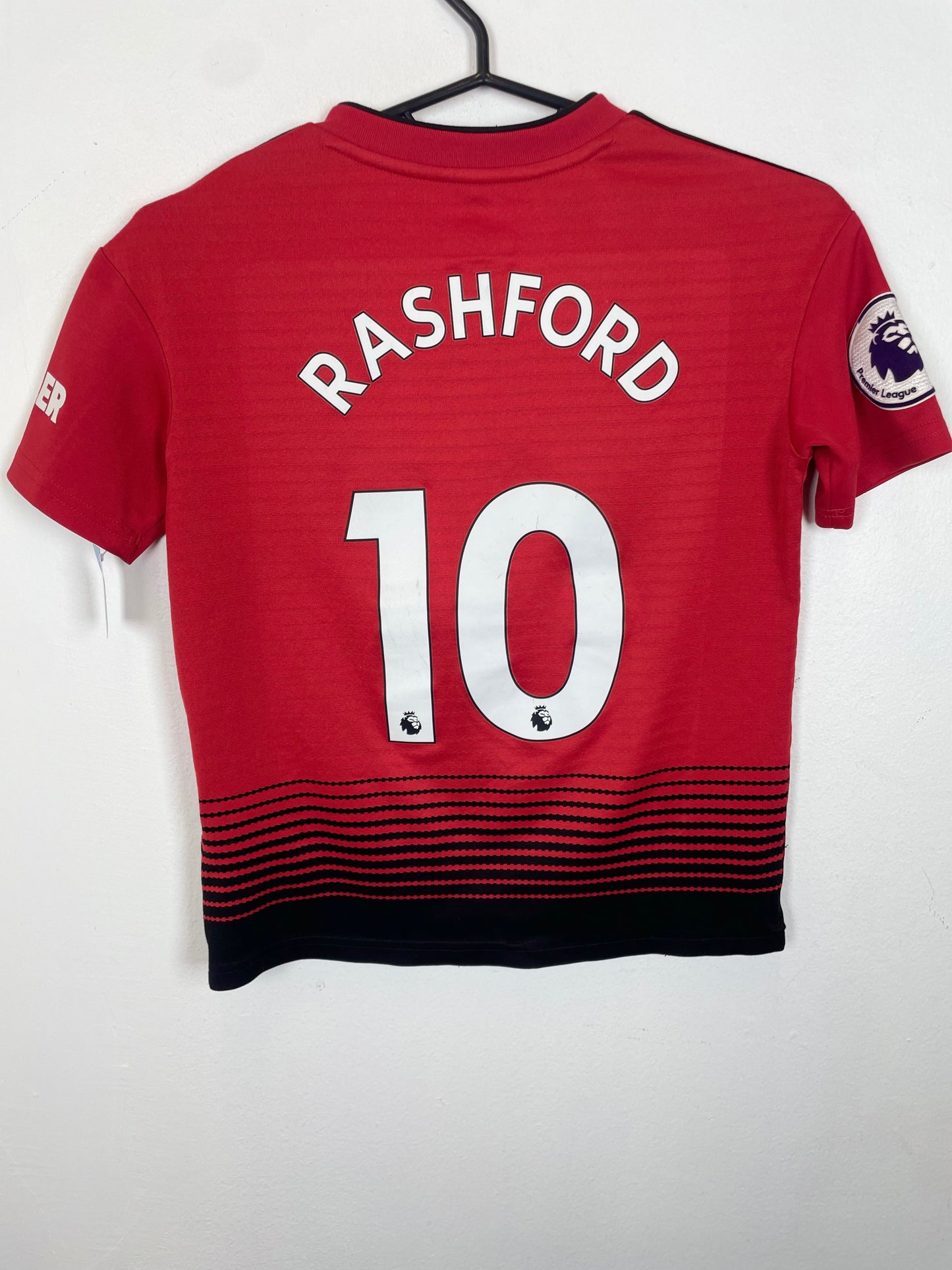 Adidas Manchester United Home 18/19 Rashford 10 Kids 7/10