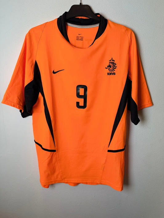 Nike Netherlands Home 2002 Van Nistelrooy 9 - 9/10 - TheFootballIdiots