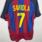 Barcelona Home 03/04 Saviola 7 Kids