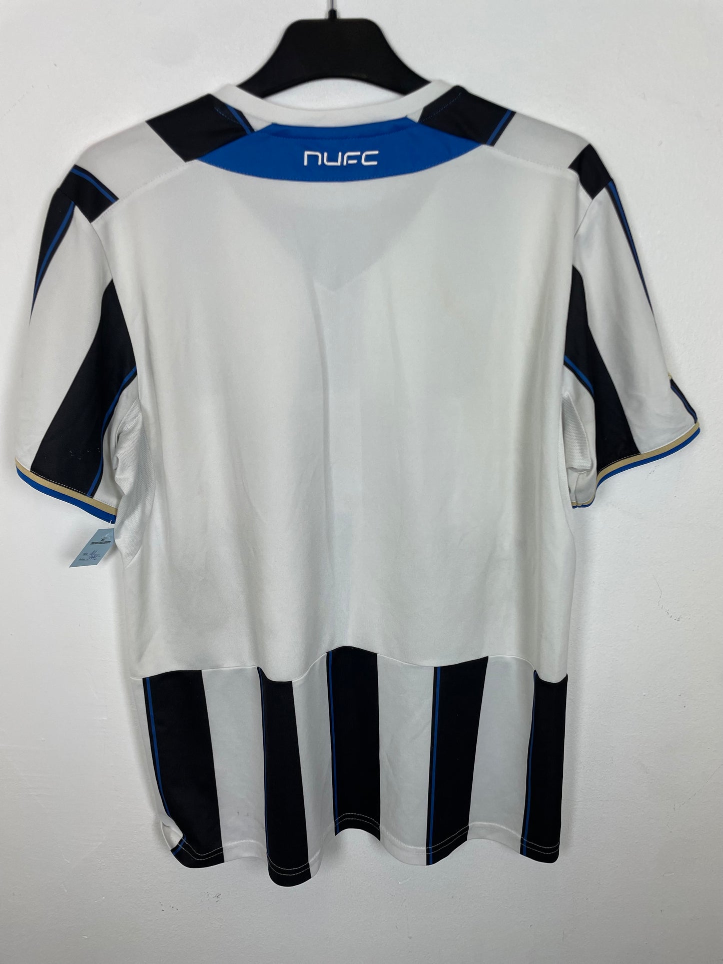 Back view of Puma Newcastle United home shirt 2015/16 season in good condition
