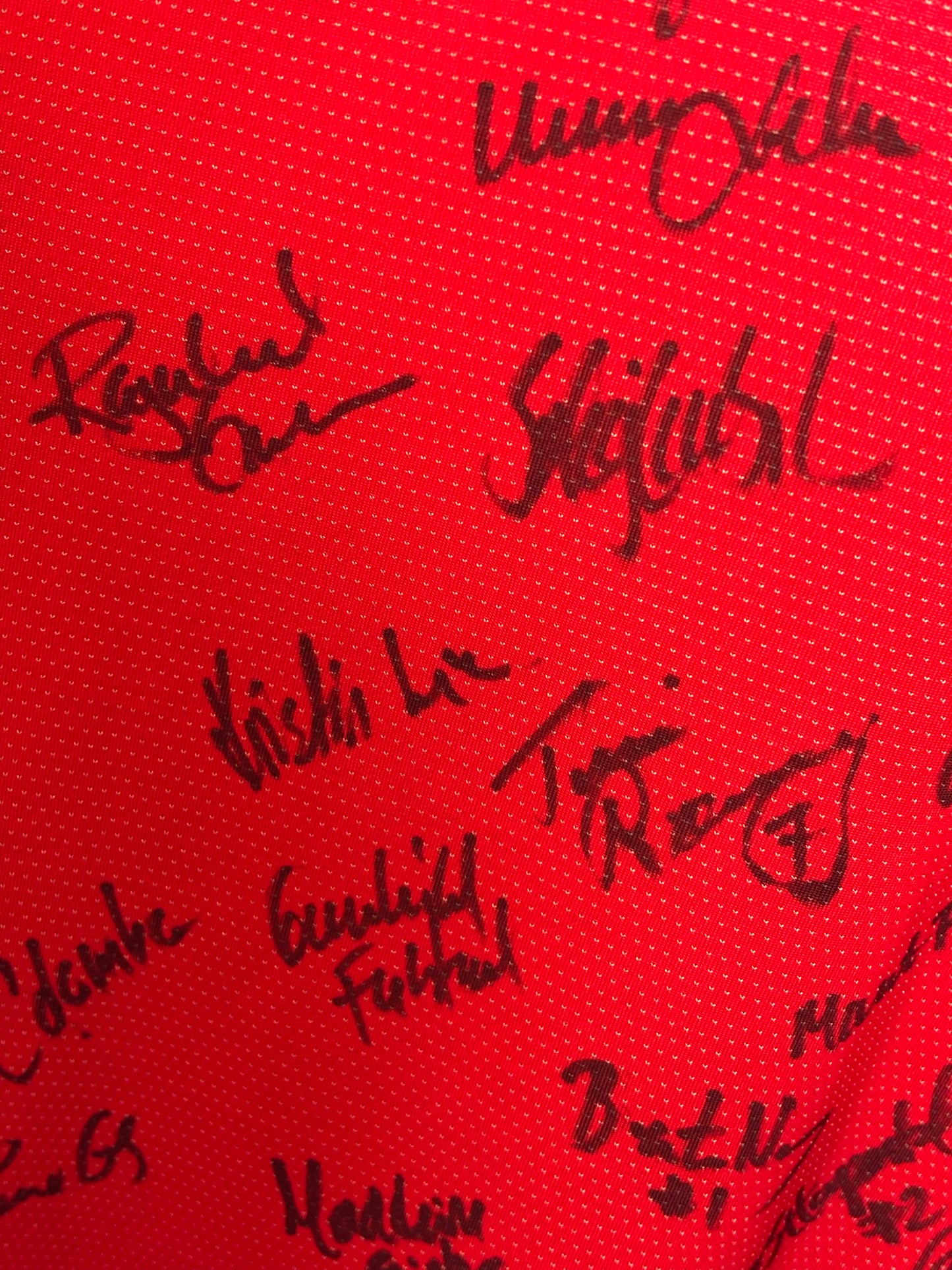 Umbro Norway Home 2004 Squad signed by Norway women’s team - 8/10