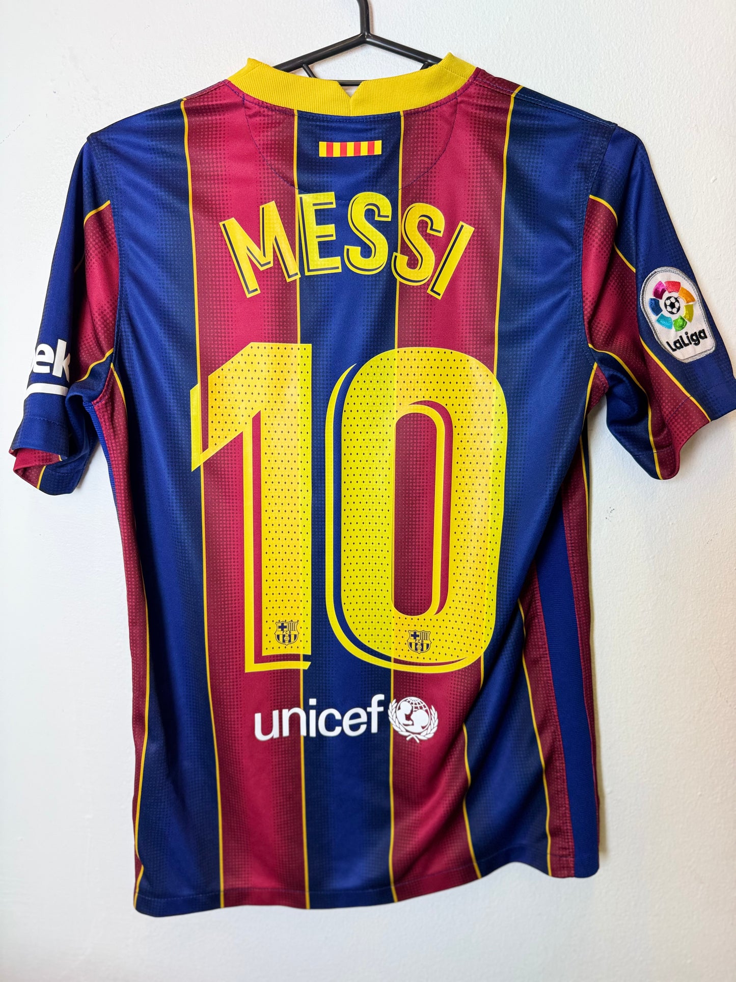 Nike Barcelona Home 20/21 Messi 10 Kids - 9/10