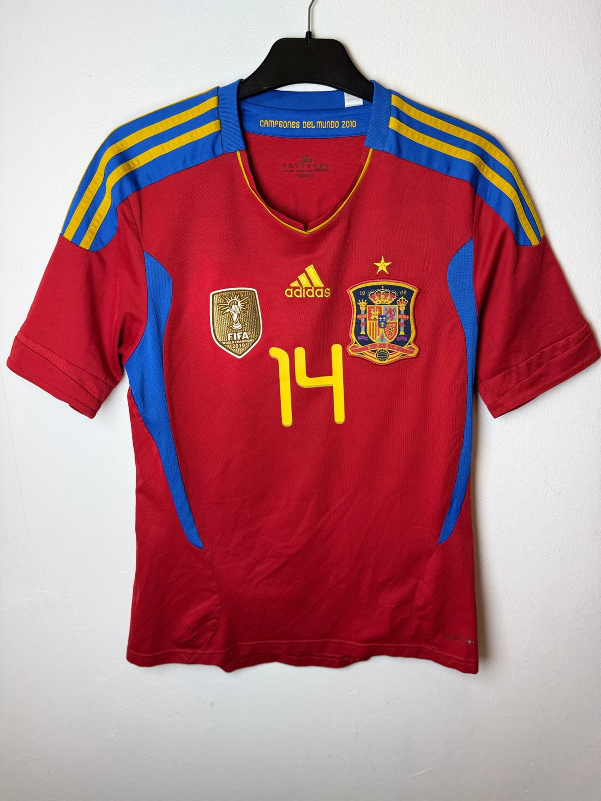 Adidas Spain Home 10/11 Alonso 14 - 8/10 - TheFootballIdiots