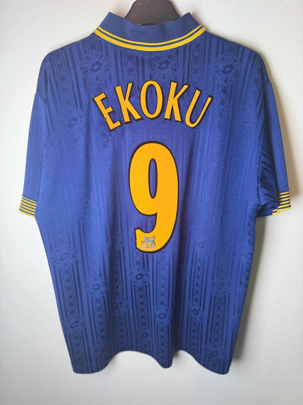 Lotto Wimbledon Home 97/98 Ekoku 9 - 7/10 - TheFootballIdiots