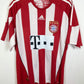 Adidas Bayern Munich 10/11 home shirt with Kroos 39 nameset — front view in red and white
