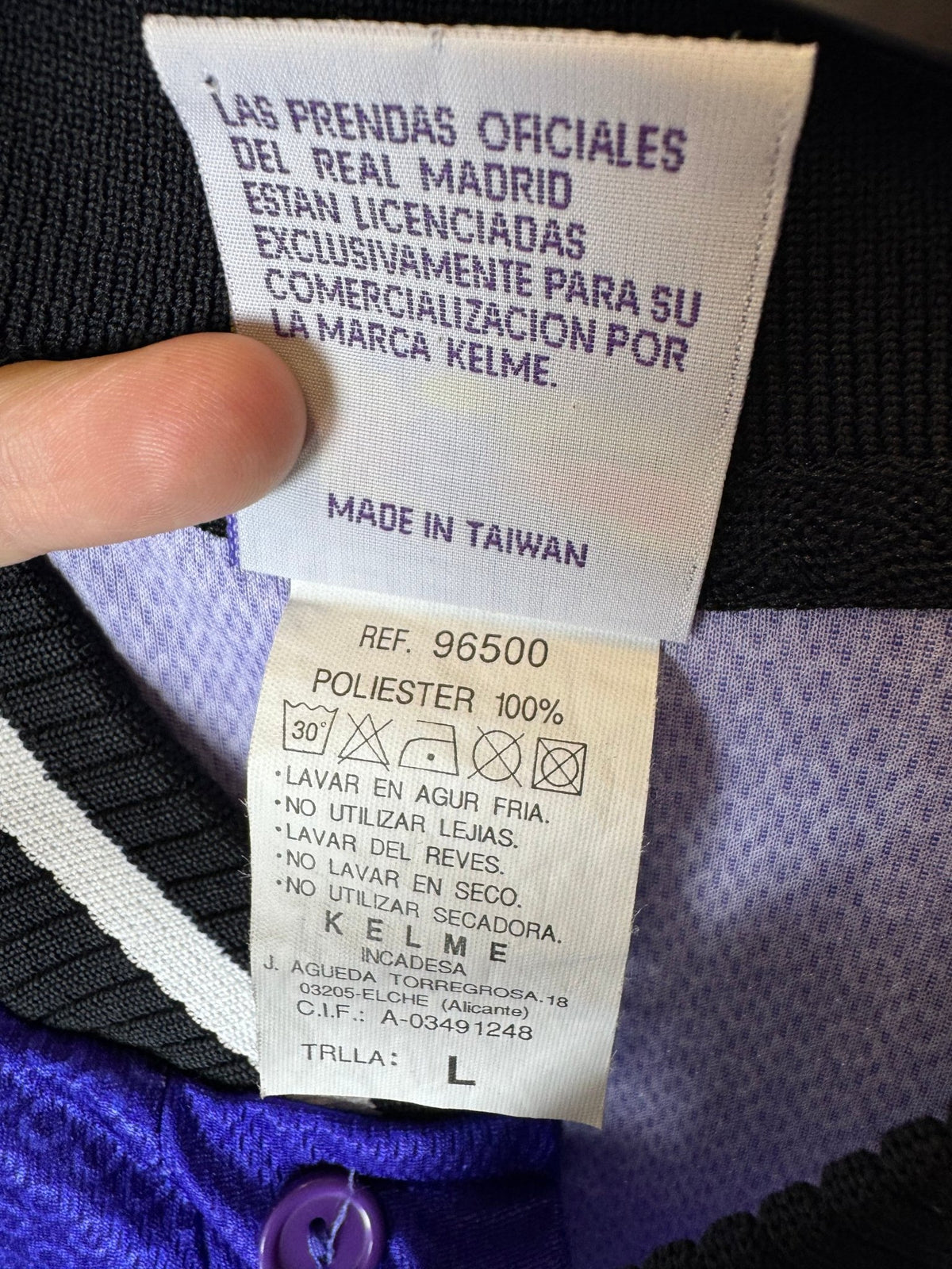 Kelme Real Madrid Away 97/98 R.Carlos 3 - 9/10 - TheFootballIdiots