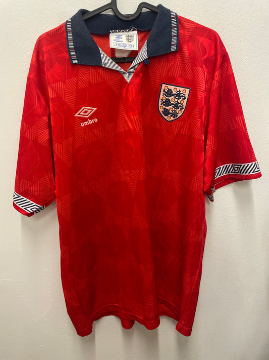 England Away 1990 Gascoigne 19