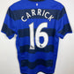 Back view of Nike Manchester United 2011-13 away shirt showing Carrick 16 name and number print