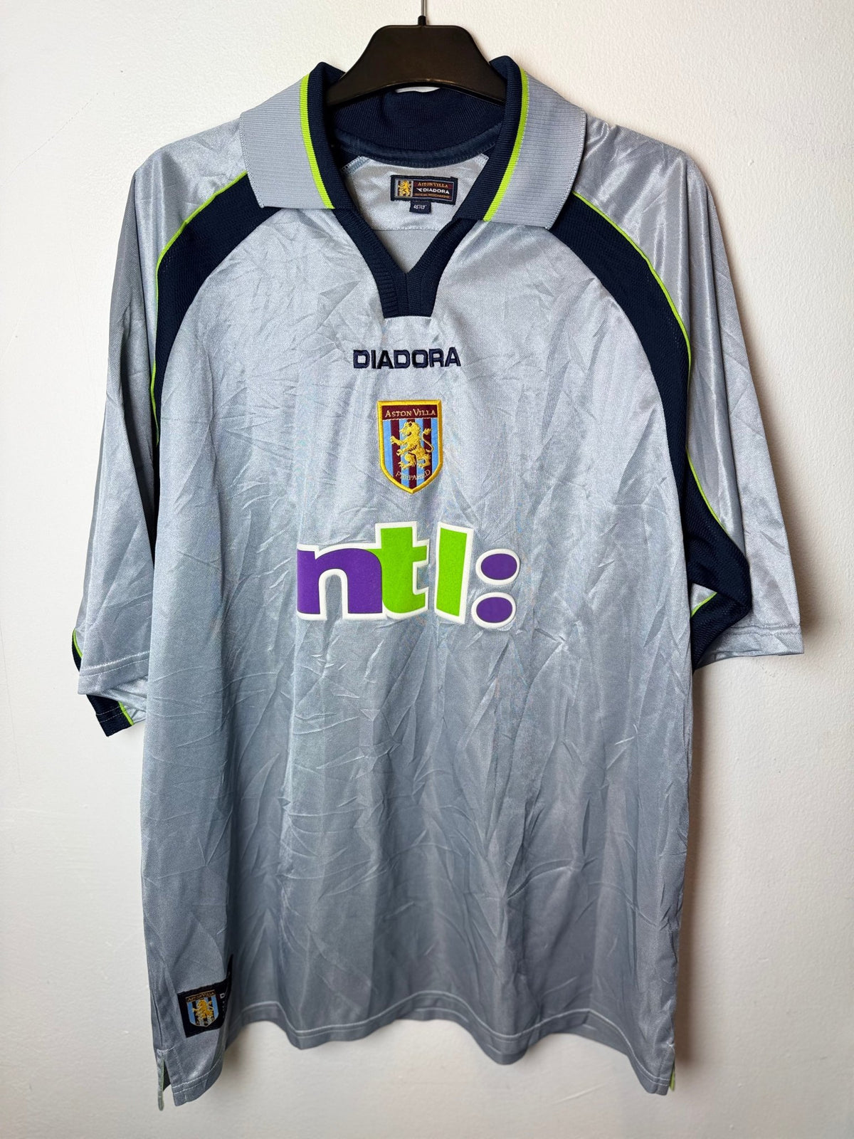 Diadora Aston Villa Away 01/02 Hadji 20 - 8/10 - TheFootballIdiots