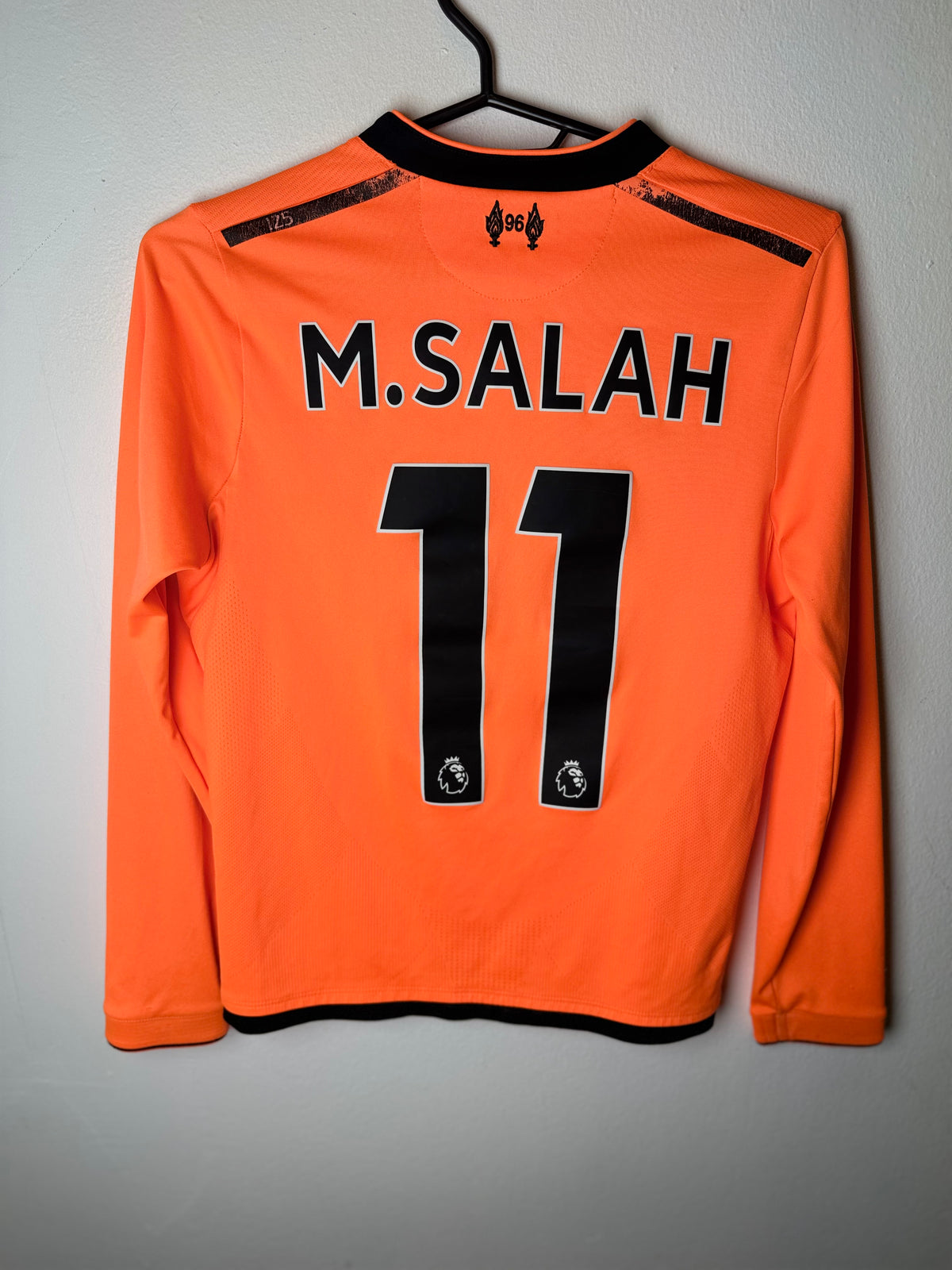 New Balance Liverpool Third 17/18 Salah 11 LS Kids - 7/10