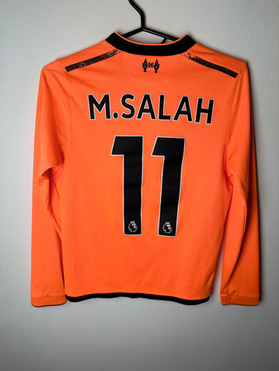New Balance Liverpool Third 17/18 Salah 11 LS Kids - 7/10 - alternate view