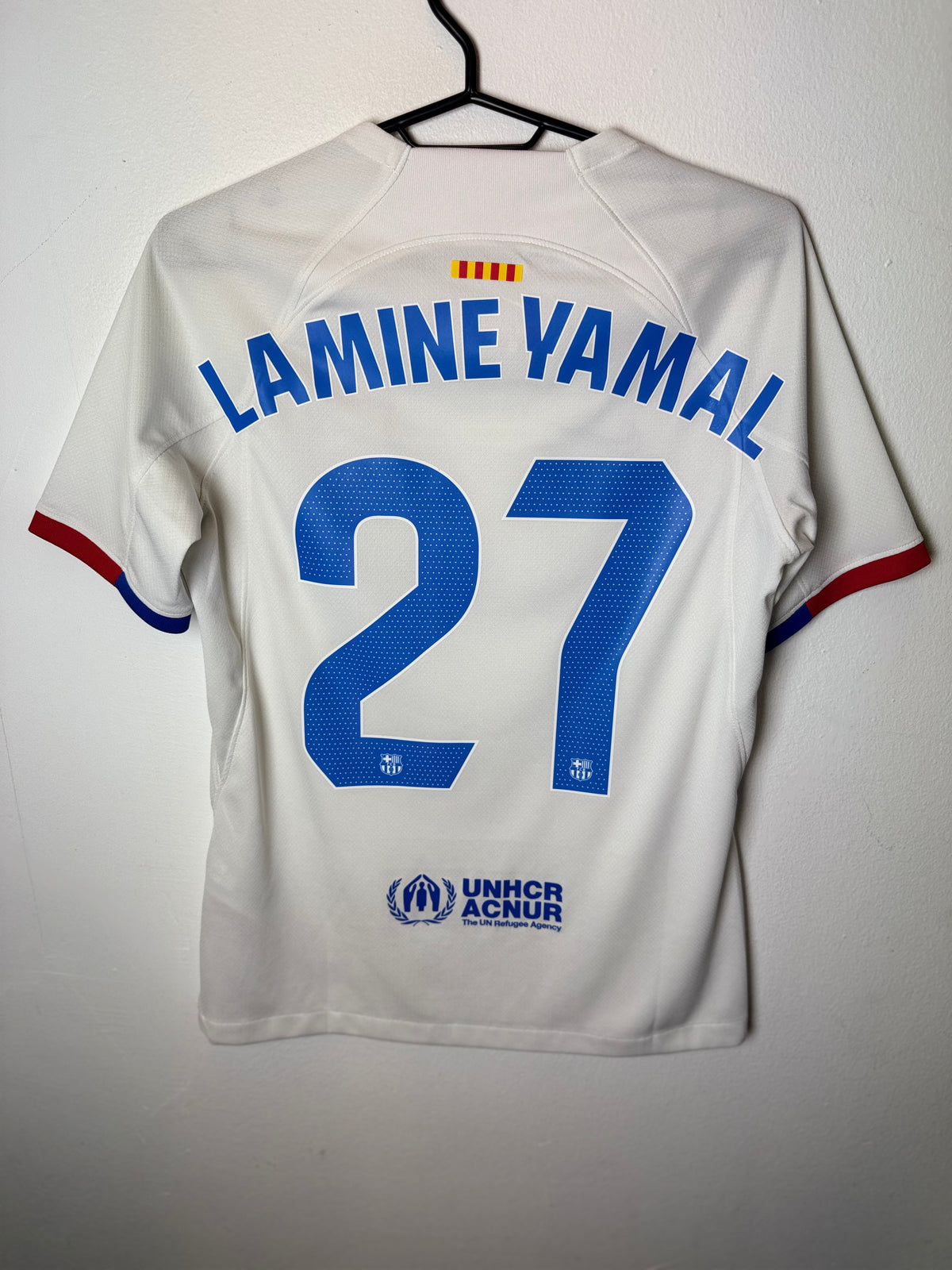 Nike Barcelona Away 23/24 Lamine Yamal 27 Kids - 9/10