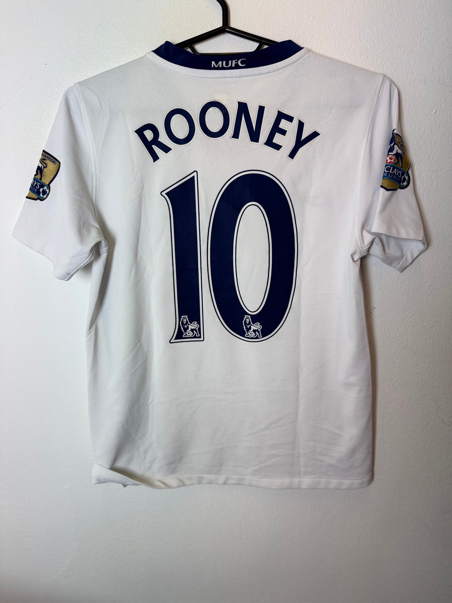 Nike Manchester United Away 08/09 Rooney 10 Kids - 8/10