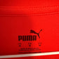 Close-up of Valencia club crest and Puma logo on 22/23 goalkeeper away jersey in size M