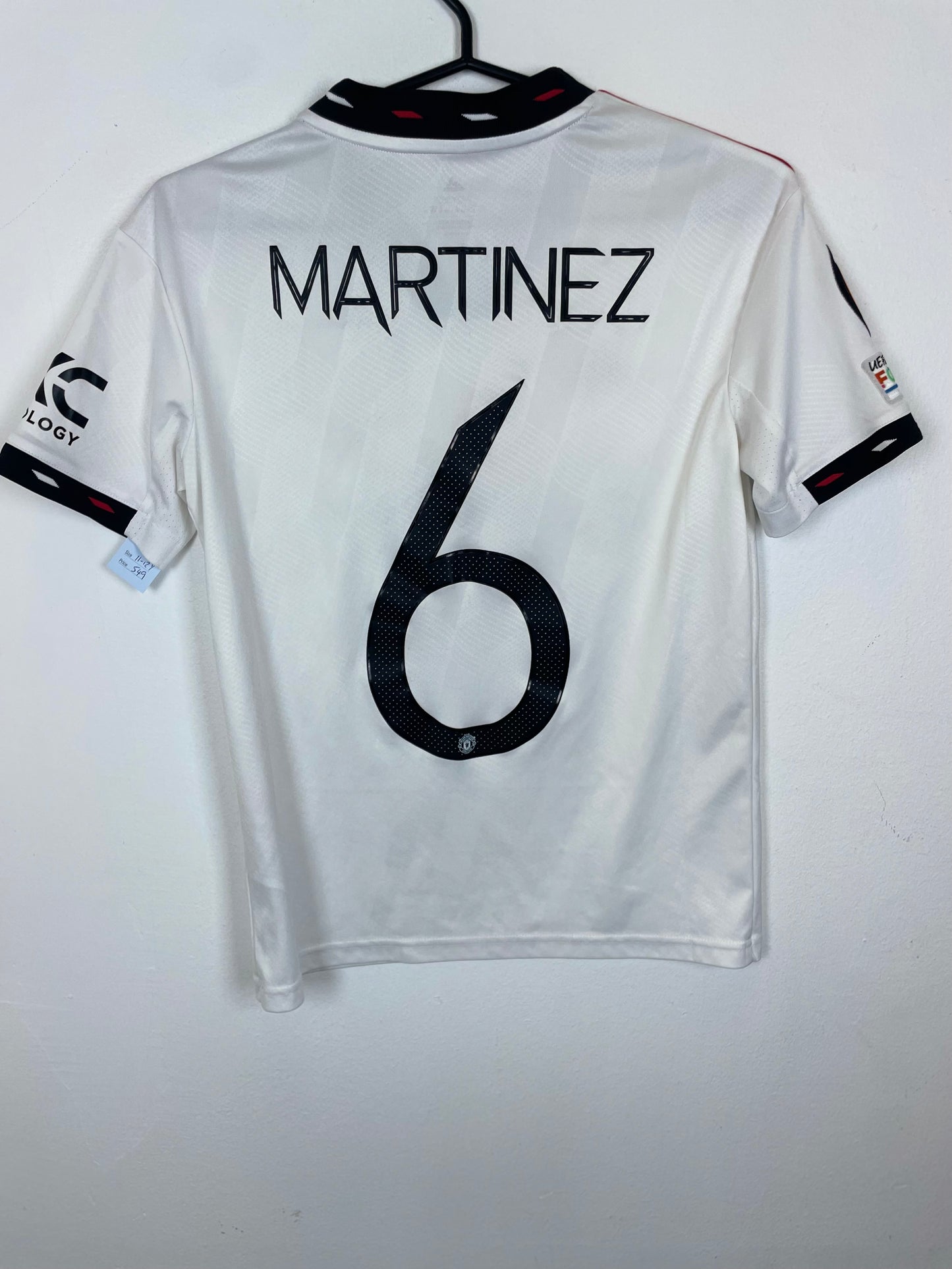 Adidas Manchester United Away 22/23 Martinez 6 Kids