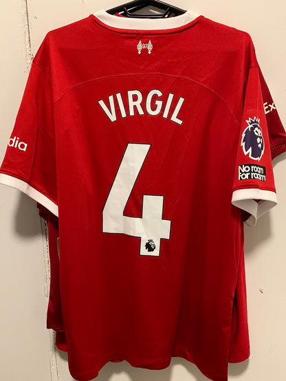 Liverpool Home 23/24 Virgil 4