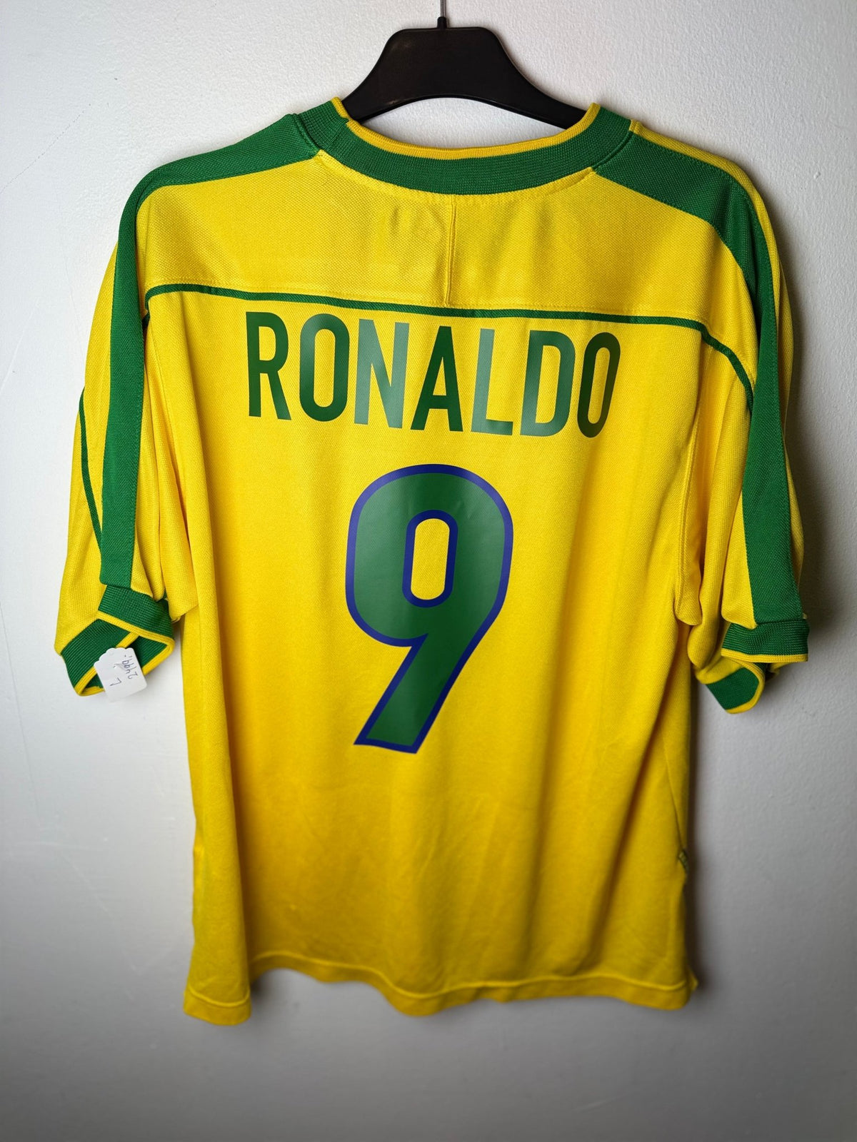 Nike Brazil Home 1998 Ronaldo 9 - 8/10 - TheFootballIdiots