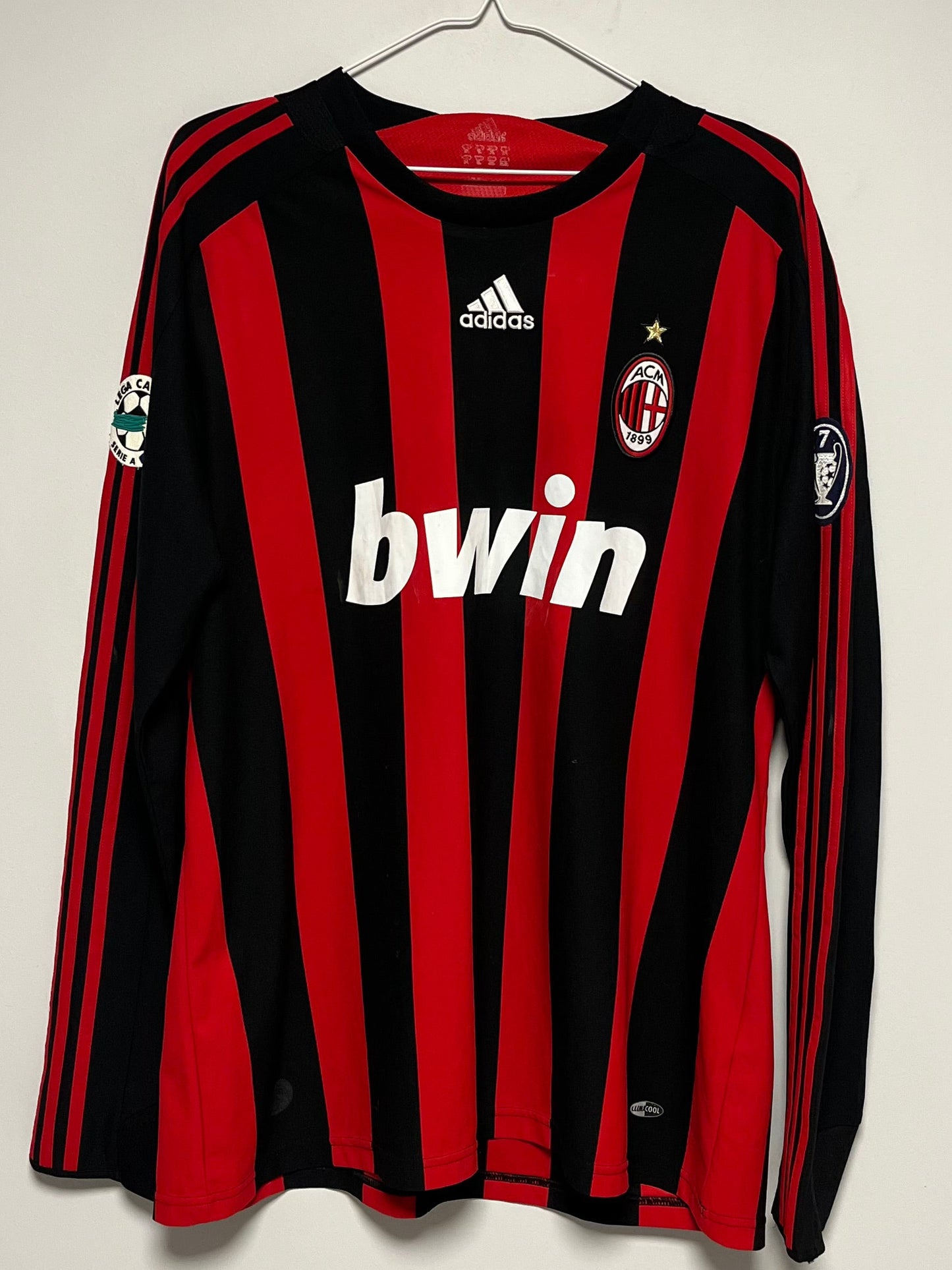 AC Milan Home 08/09 Pato 7 LS