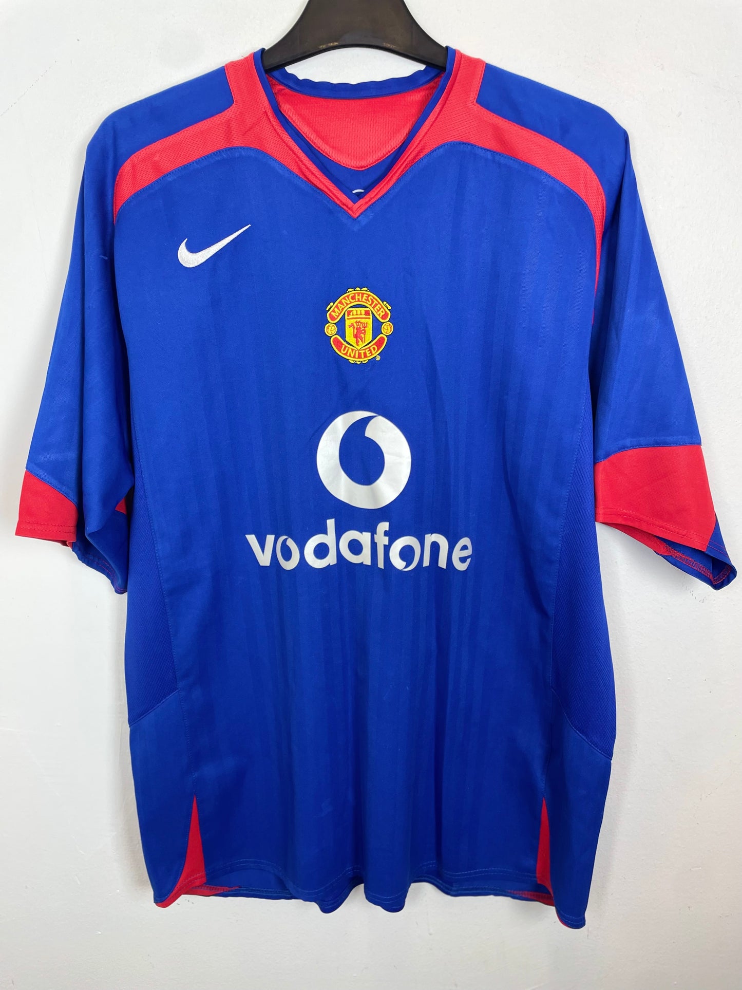 Nike Manchester United away shirt 05/06 with Scholes 18, white kit in excellent 9/10 condition