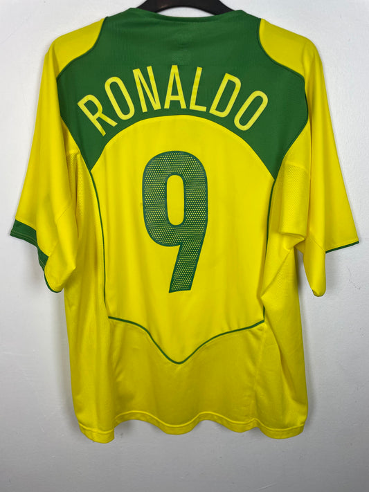 Nike Brazil Home 04/06 Ronaldo 9 - 9/10
