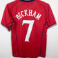 Umbro England Away 02/04 Beckham 7 - 7/10
