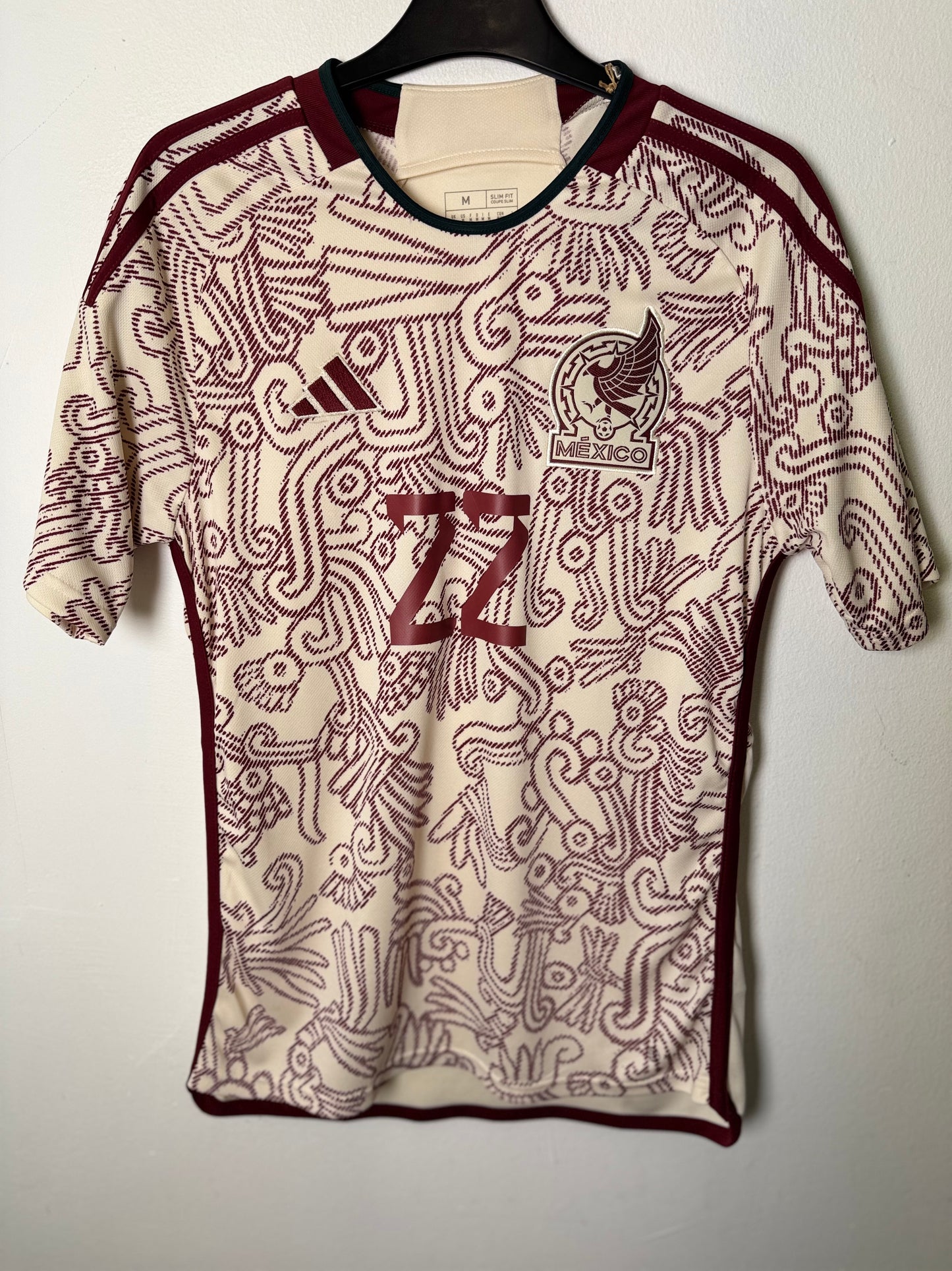 Adidas Mexico Away 2022 H.Lozano 22 - 10/10
