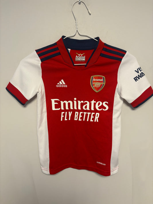 Adidas Arsenal hjemmedrakt 2021/22 barn – home jersey kids forfra