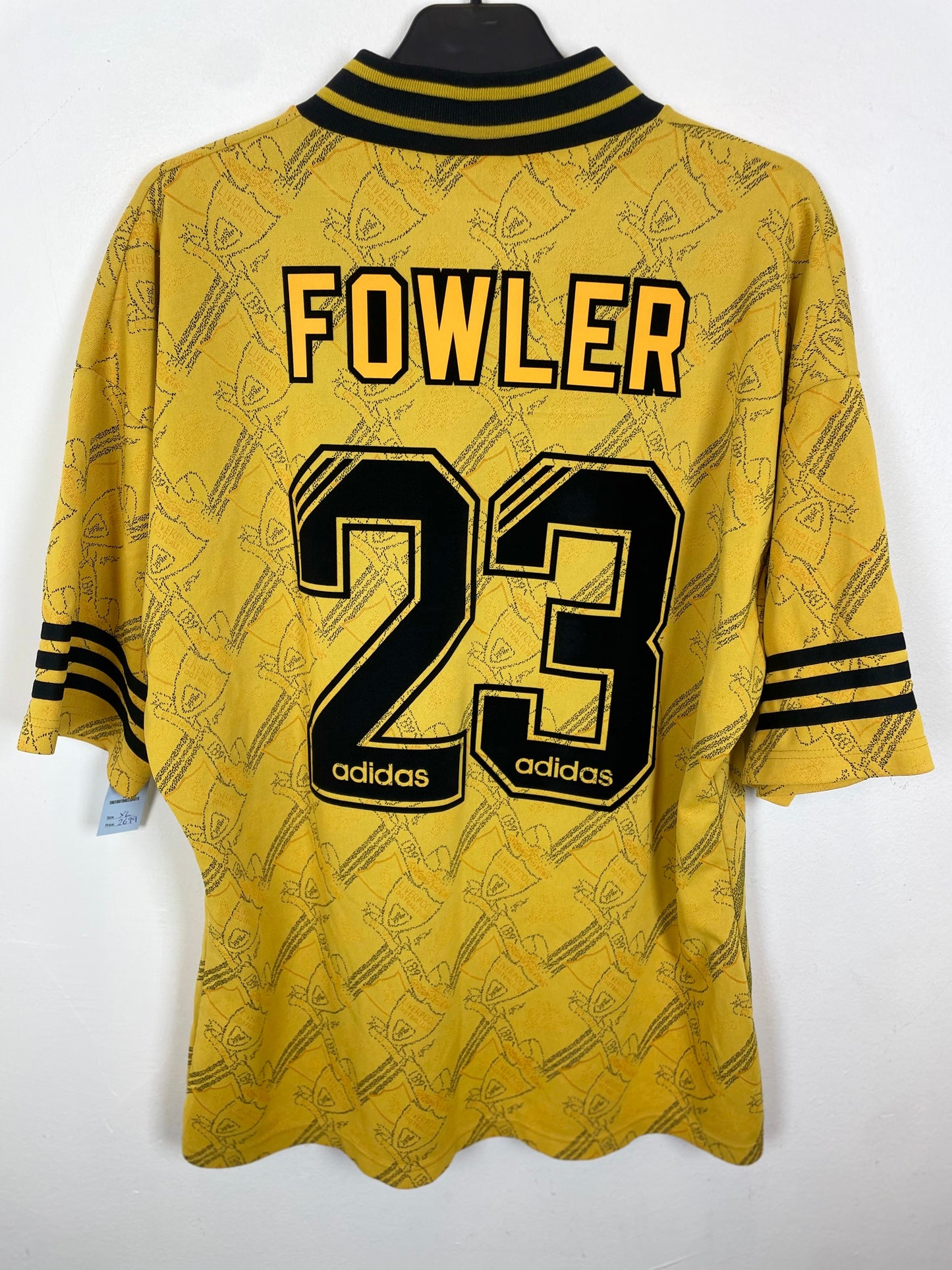 Adidas Liverpool Third 94/96 Fowler 23 - 9/10