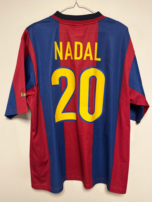 Barcelona Home 98/00 Nadal 20 - 9/10