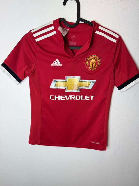 Adidas Manchester United Home 17/18 Rashford 19 Kids - 8/10 - TheFootballIdiots