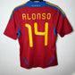 Adidas Spain Home 10/11 Alonso 14 - 8/10 - TheFootballIdiots