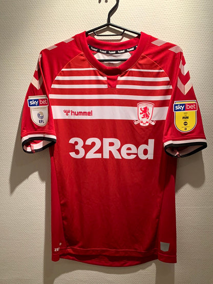 Middlesbrough Home 19/20 Johnson 16 EFL Patches