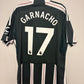 Back view of Manchester United 23/24 away shirt showing Garnacho name and number 17