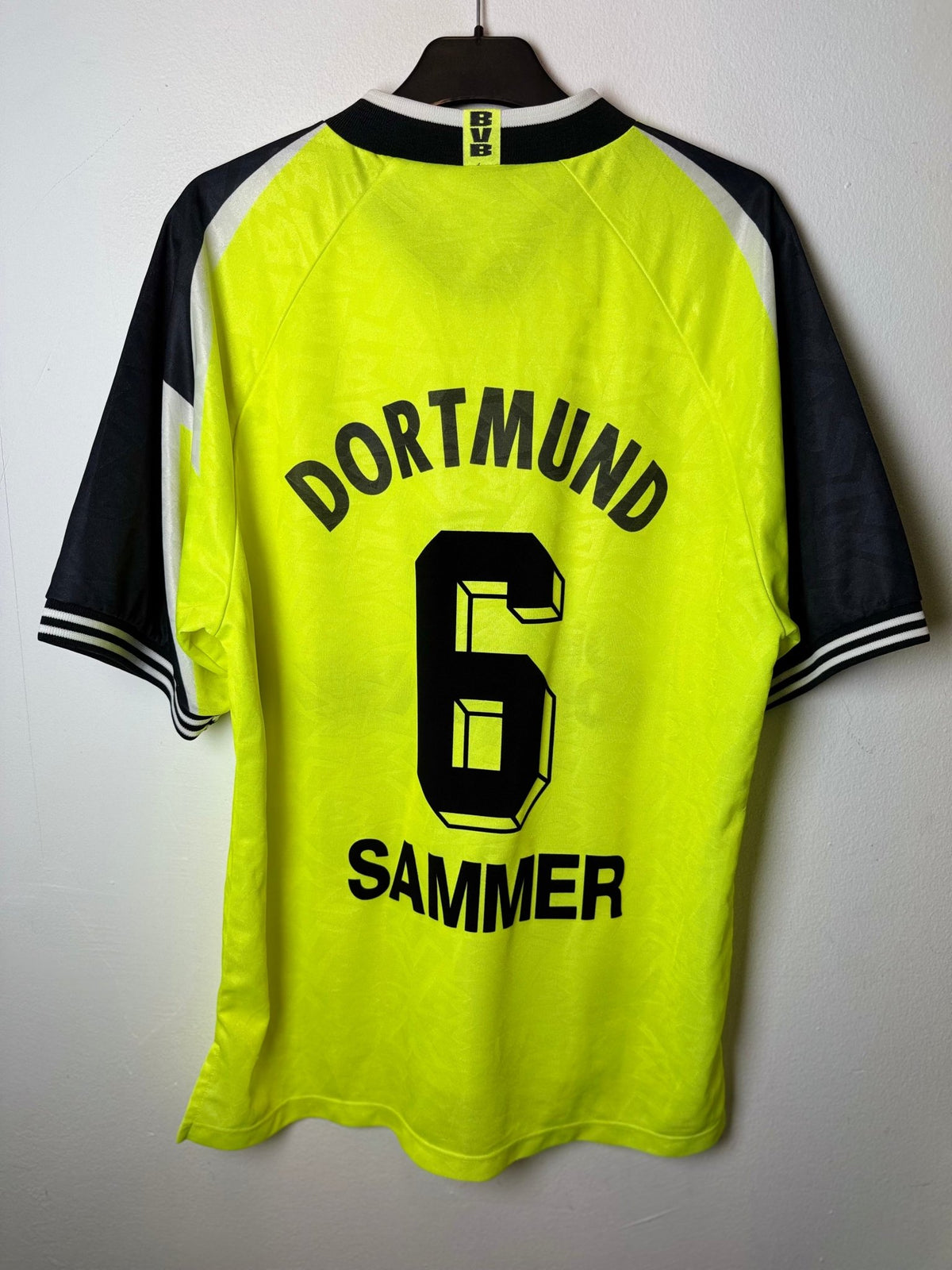 Nike Borussia Dortmund Home 95/96 Sammer 6 - 9/10 - TheFootballIdiots