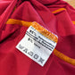Kappa brand label and size tag inside the collar of AS Roma 08/09 home football shirt