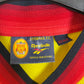 Close-up of Reebok logo and Liverpool club badge on 1997-99 away shirt in excellent condition